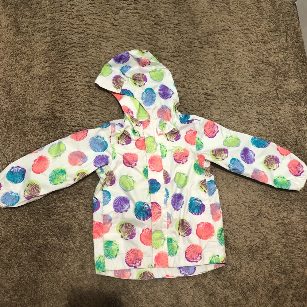 The North Face girls rain/wind jacket